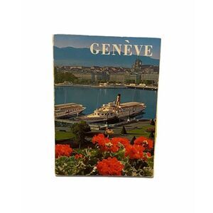 Geneva Switzerland Graphic Photo Cards Vintage European Incomplete Used